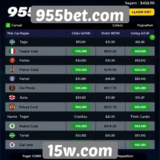 Meios de pagamento disponíveis no 955bet.com